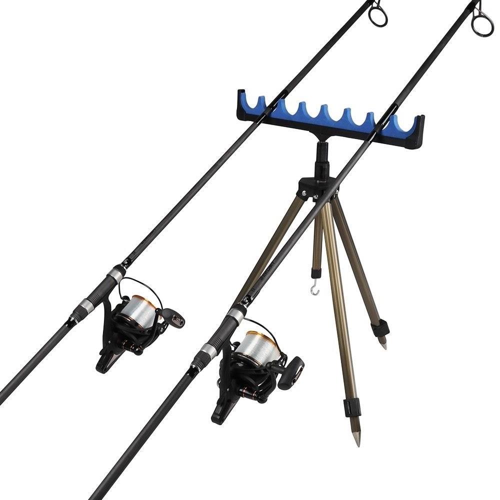 Fishing Rods Support Multifunction Telescopic Rod Holder Foldable