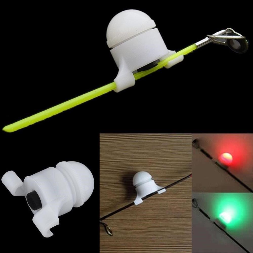 Ortable 2 i 1 LED Natt Fiskestang Clip Fish Bite Alarm Lys LED Rod Clip Fisketilbehør - Fiskeverktøy | Godt Fiske