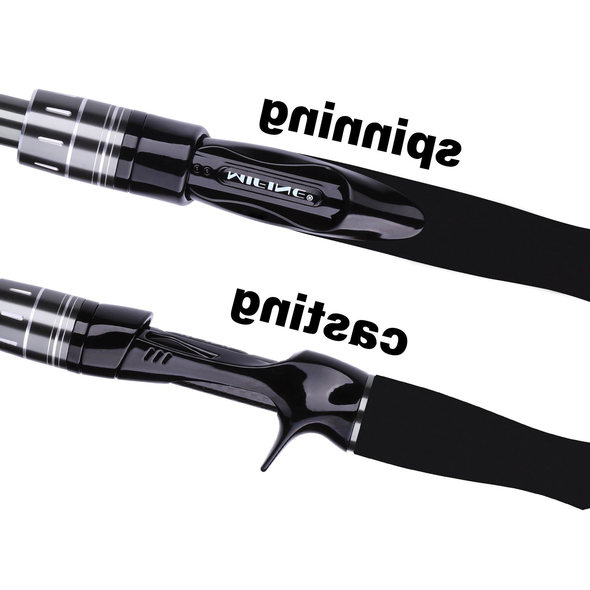 MIFINE MAXIMUS Spinning Agn Kast Lure Fiskestang 30T Carbon FUJI Guider ...